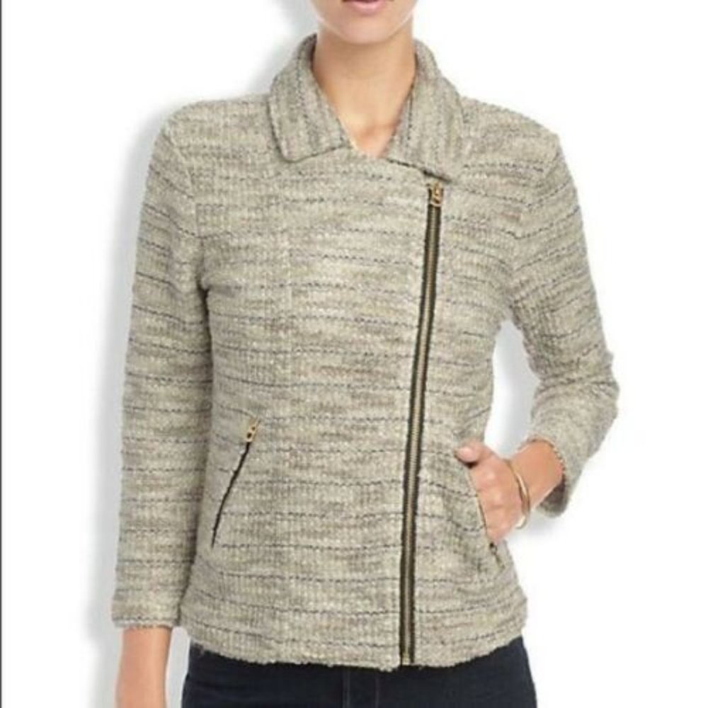 2/$50 Lucky Brand Tweed Knit Jacket